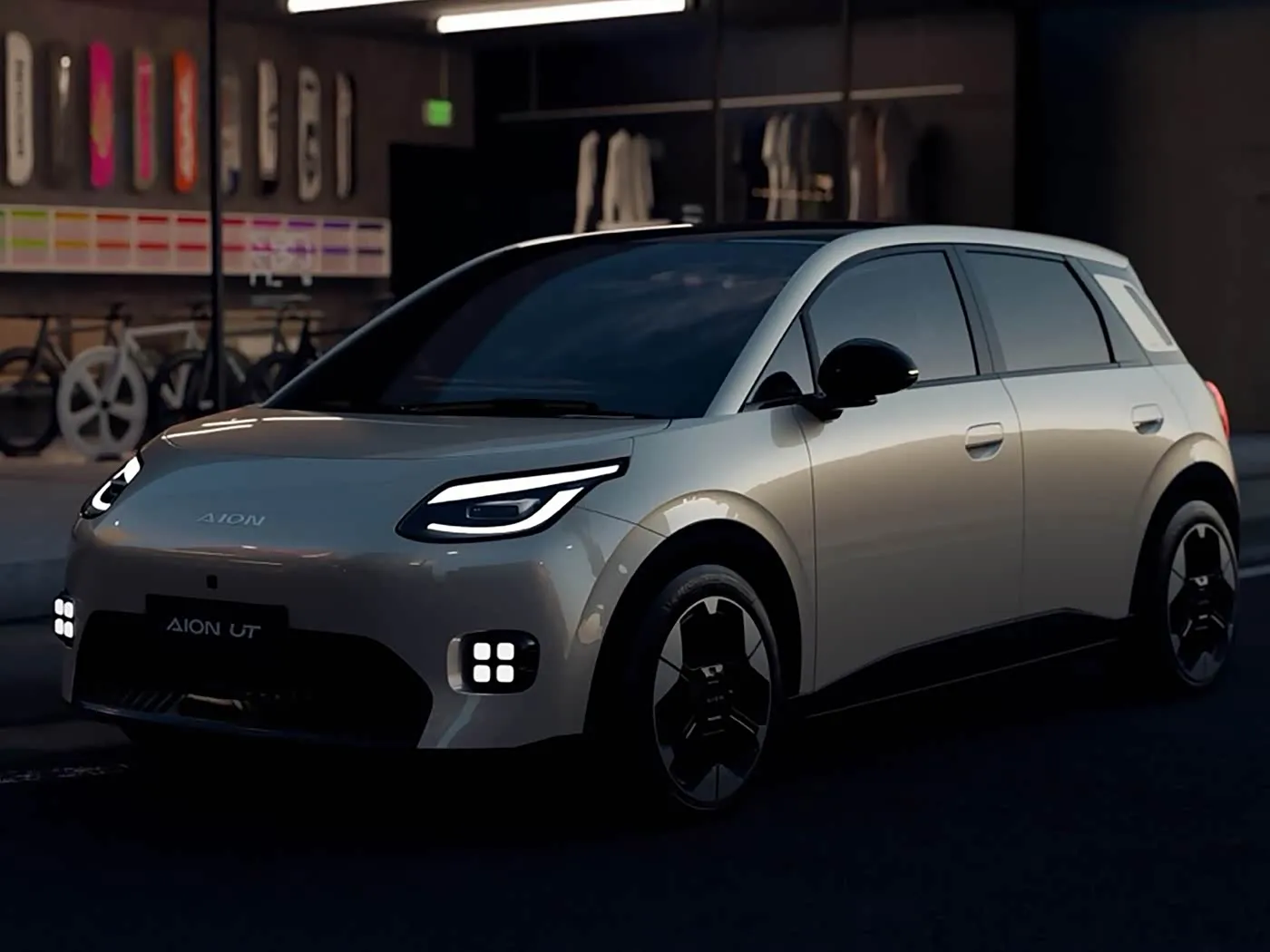 Жаңы Energy Pure Electric Mini Hatchback AION UT Hot Sale Lithium Hybrid EV GAC биргелешкен ишканасынан төмөн баа
