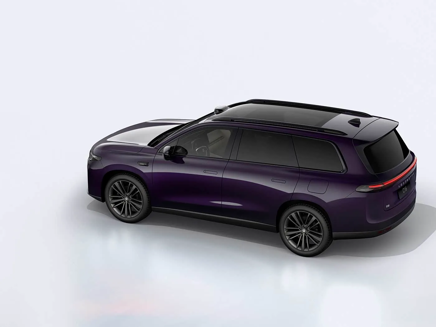 Leapmotor C16 5 эшиктүү 6 орундуу EV SUV 4WD айдоо режими Сол рулдук электр жана гибриддик күйүүчү май New Energy Auto