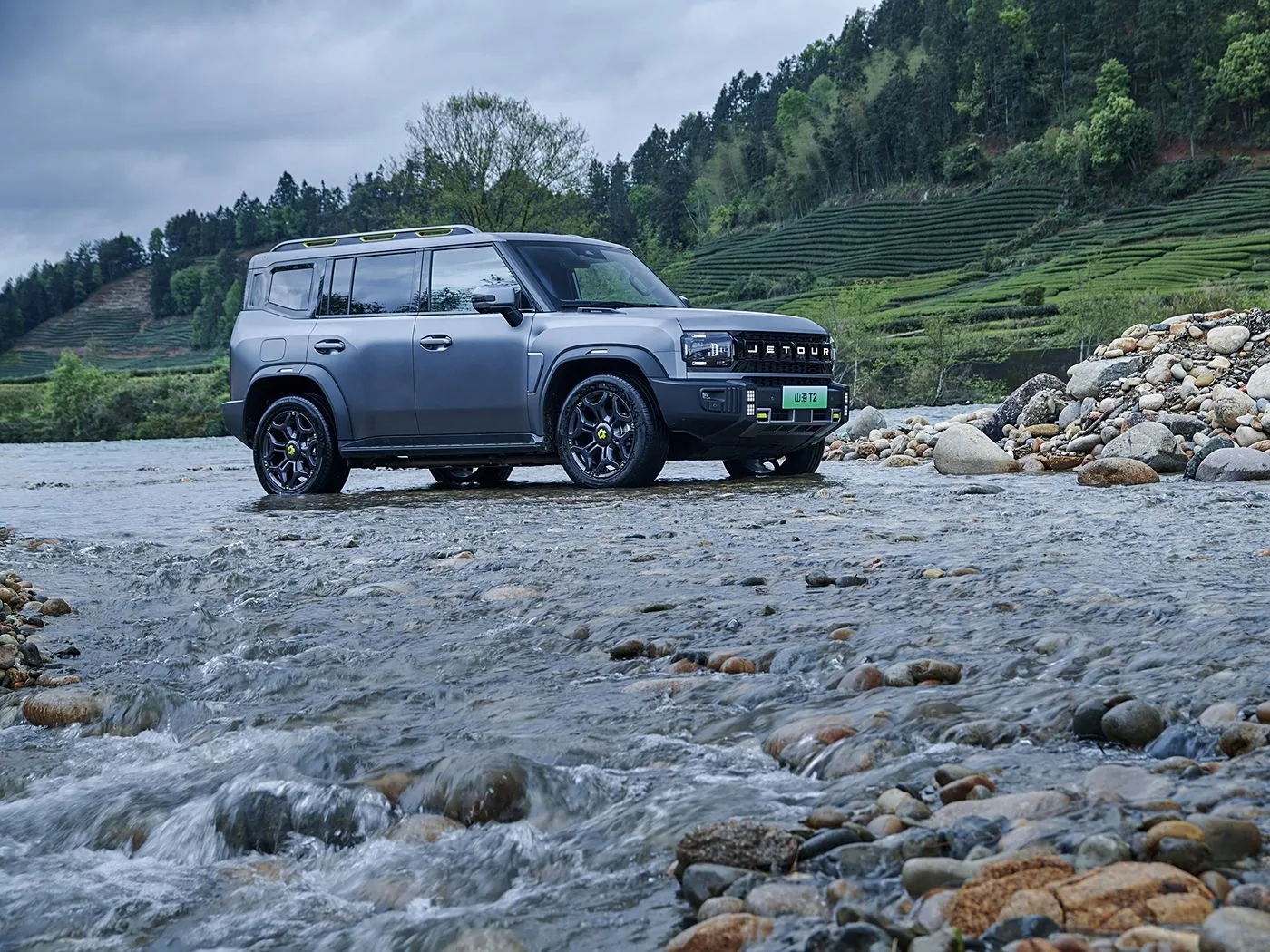 Jetour T2 SUV Hybrid Version Euro VI Жаңы келген Light Turbo ACC Автоматтык редуктор Булгаары Сол руль
