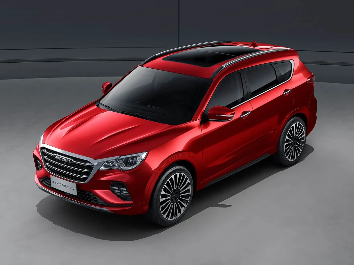 Жаӊы Chery Jetour X70 SUV Automatic Drive Euro VI эмиссиялык эритме чатырдын арткы камерасы булгаары орундуктары
