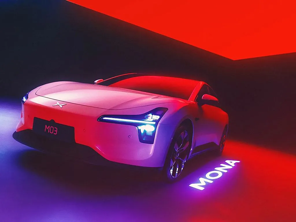 Xiaopeng 2025 Мона M03 Электр седан узун аралык 515km жаңы энергетикалык автоунаа Сув & Хэтчбек Эв Литий Батарея