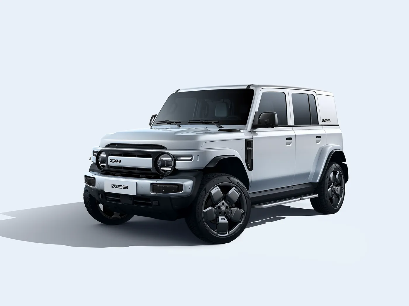 Chery ICar V23 EEC тастыкталган мини SUV гибриддик электр жогорку ылдамдыктагы 4WD Off-Road литий батареясы Сол рулдуу жаңы энергетикалык унаа