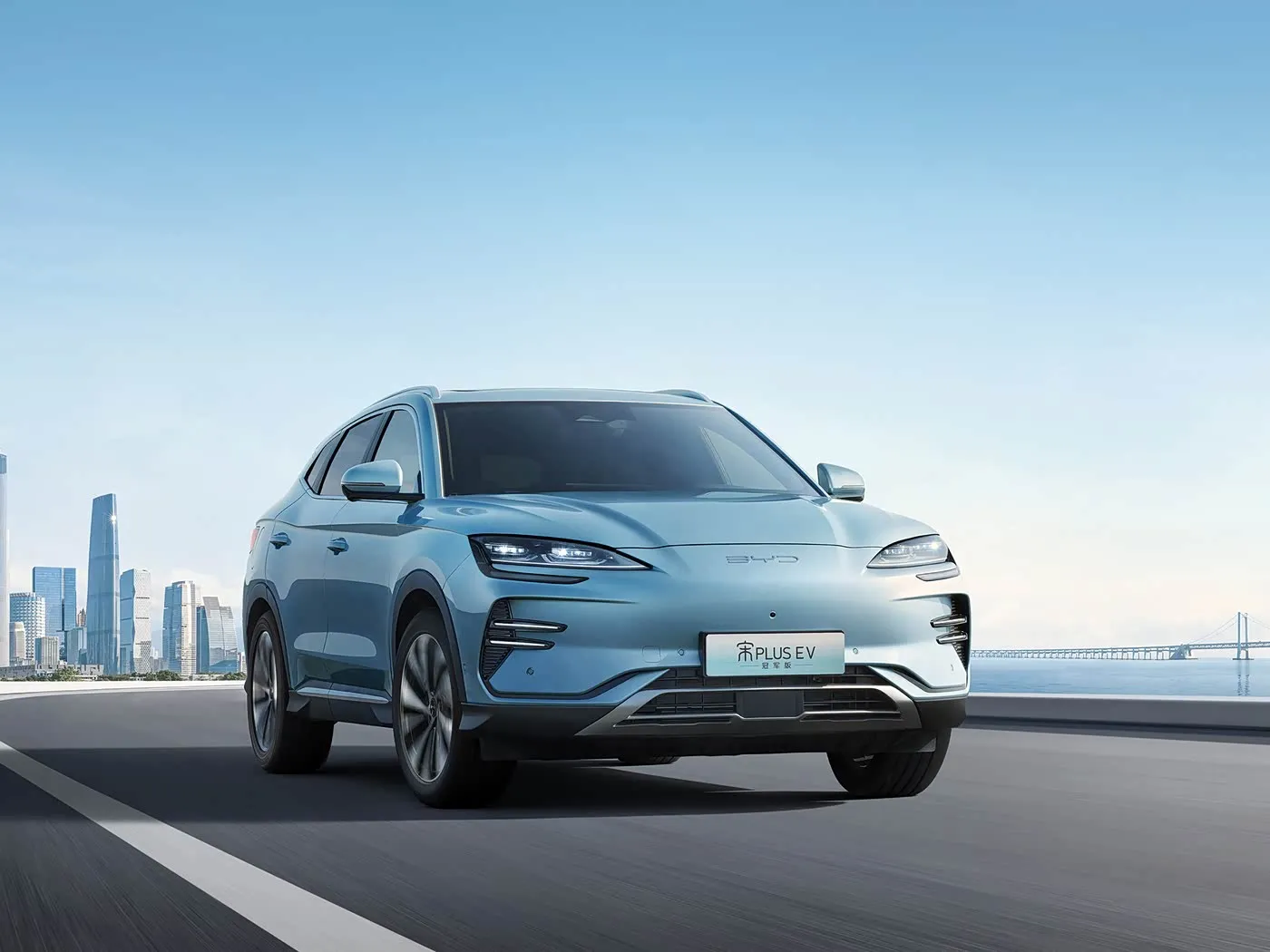 BYD Song Plus SUV Automatic AWD, арткы камерасы бар булгаары отургучтар гибрид күйүүчү май сол руль