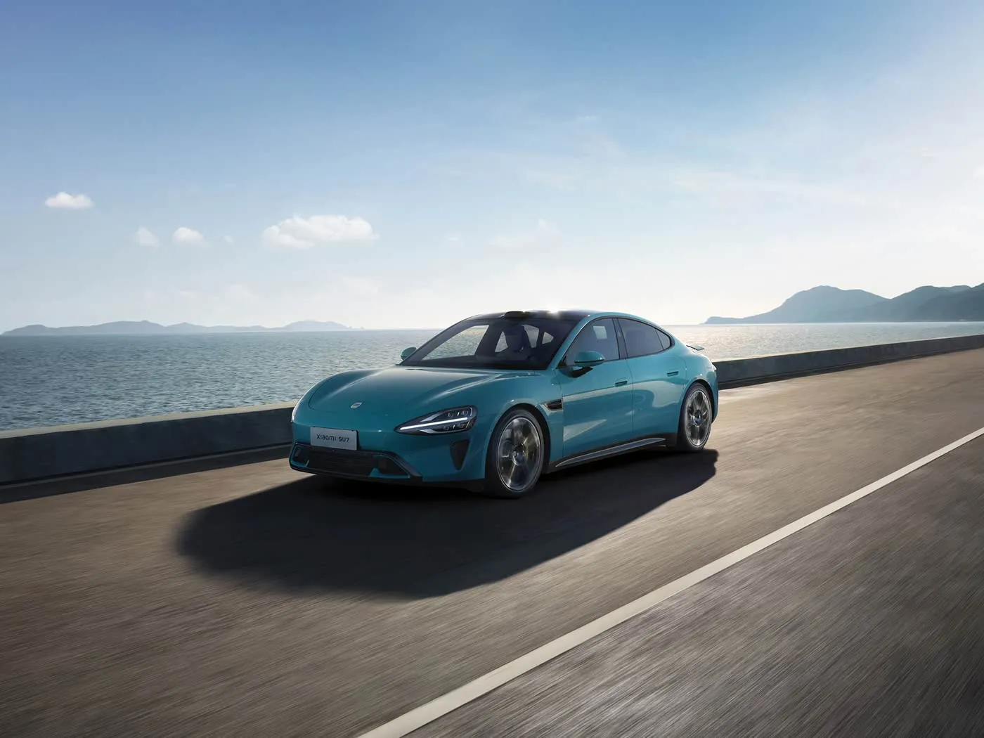 HOT SALE XIAOMI SU7 NEW ENERGY VEHICLE EV Sedan узак аралыкка дөңгөлөк базасы 5 орундук дюймдук экран