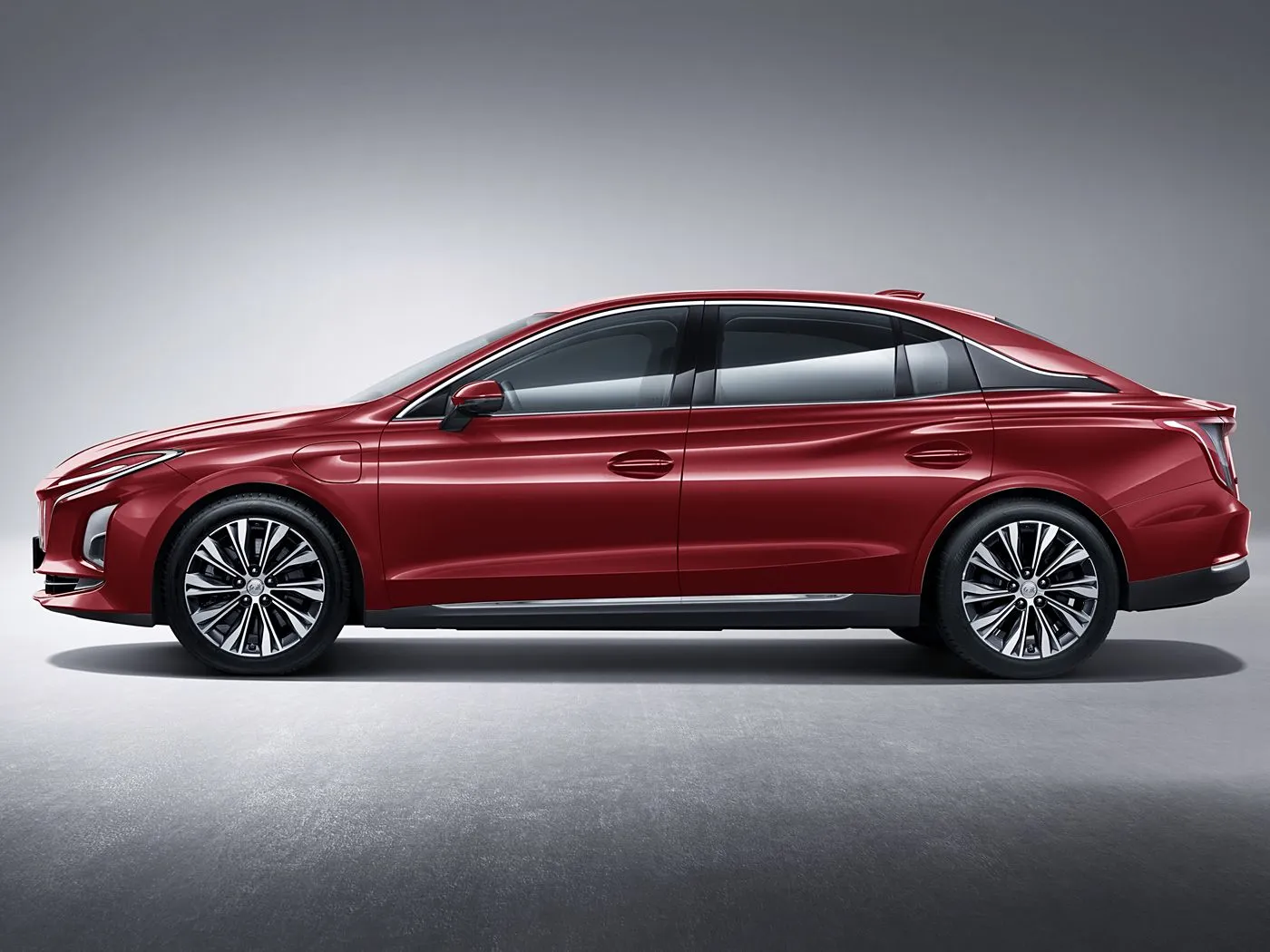 Hongqi E-QM5 кененирээк EV SEDAN узак дөңгөлөктүү дөңгөлөктүү дөңгөлөктөр