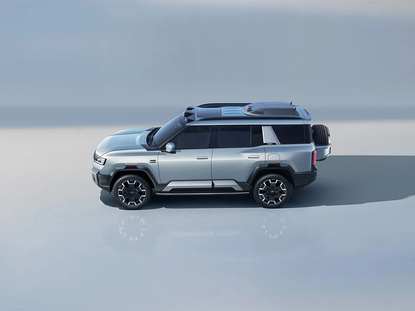 BYD Leopard 8 Luxury PHEV SUV 505HP Advanced Off-Road SUV 2.0T Plug-in Hybrid Electric SUV булуттагы шасси технологиясы менен