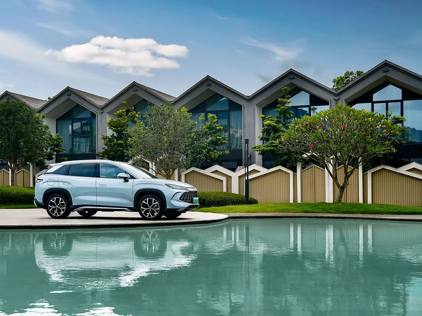 By DM-I Compact Phev жалбырак, жогорку ылдамдыктагы жаңы энергия автоунаа диплоту 2.0 ысытылган орундар 360 ° Панорамалык камера