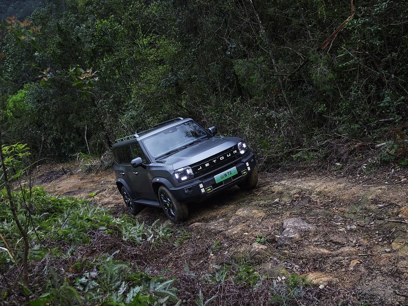 Jetour T2 SUV Hybrid Version Euro VI Жаңы келген Light Turbo ACC Автоматтык редуктор Булгаары Сол руль