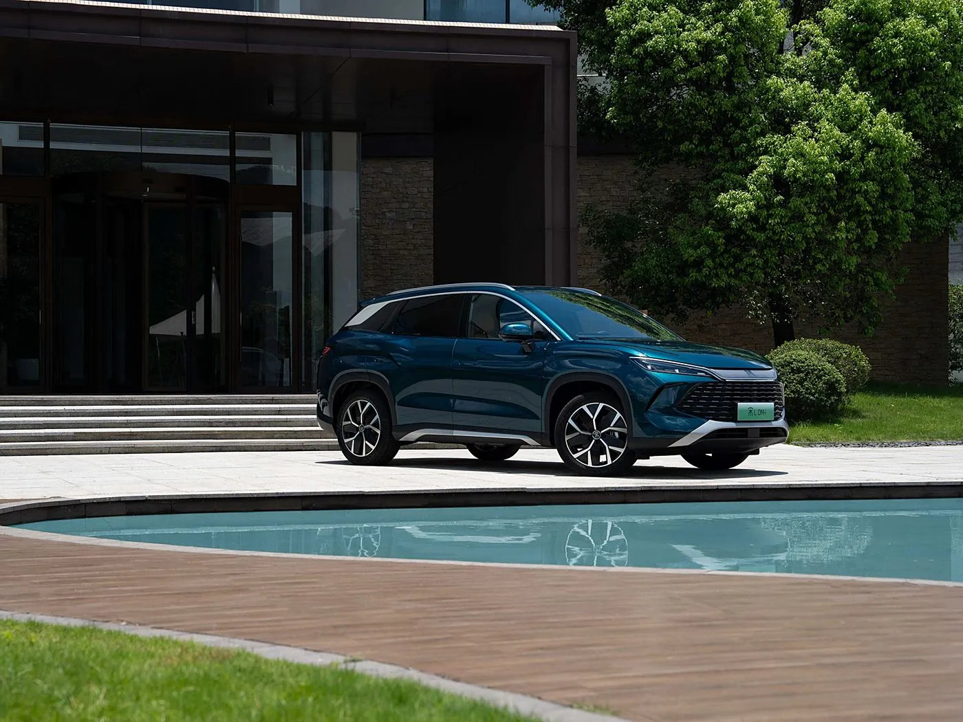 By DM-I Compact Phev жалбырак, жогорку ылдамдыктагы жаңы энергия автоунаа диплоту 2.0 ысытылган орундар 360 ° Панорамалык камера