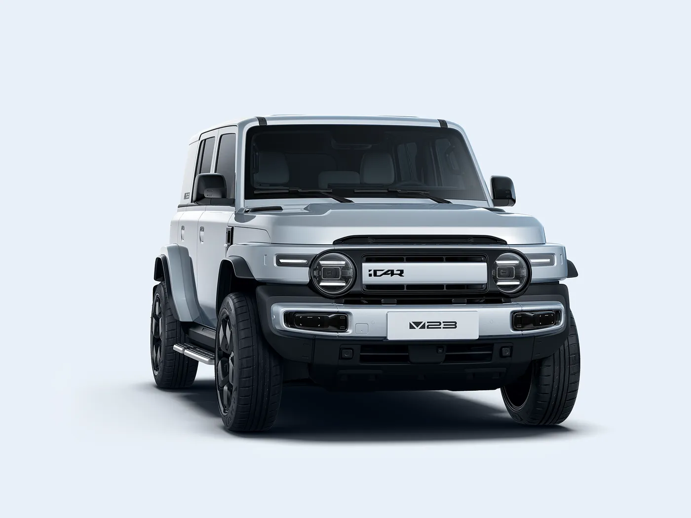 Chery ICar V23 EEC тастыкталган мини SUV гибриддик электр жогорку ылдамдыктагы 4WD Off-Road литий батареясы Сол рулдуу жаңы энергетикалык унаа