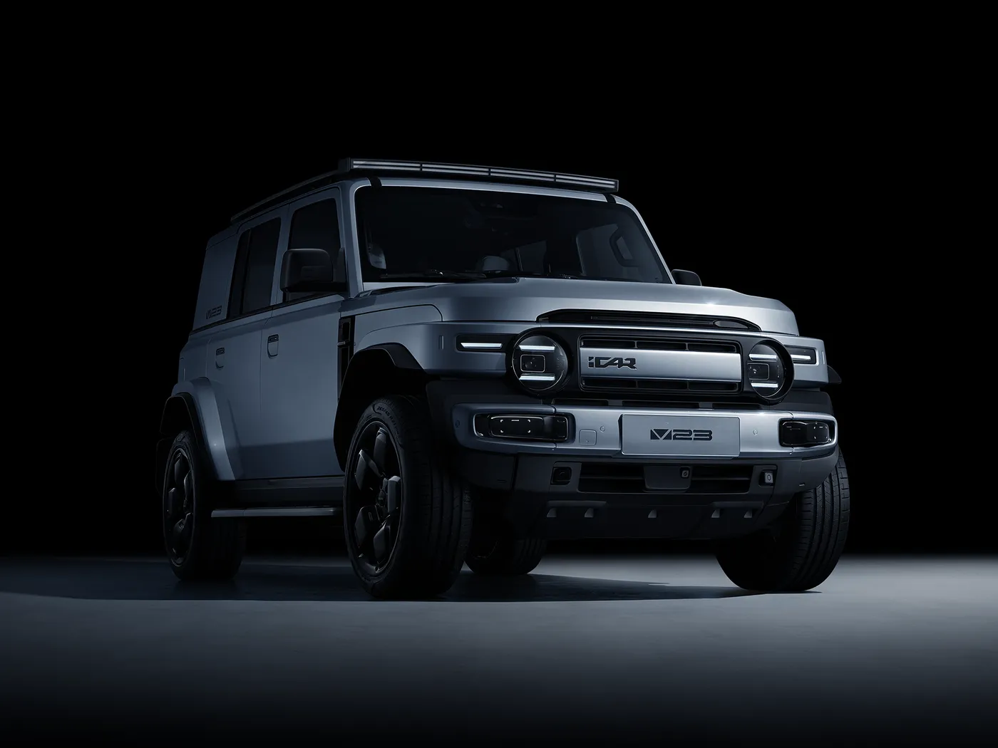 Chery ICar V23 EEC тастыкталган мини SUV гибриддик электр жогорку ылдамдыктагы 4WD Off-Road литий батареясы Сол рулдуу жаңы энергетикалык унаа